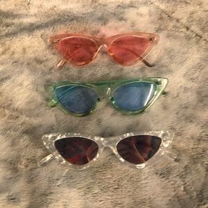 3 pairs of sunglasses